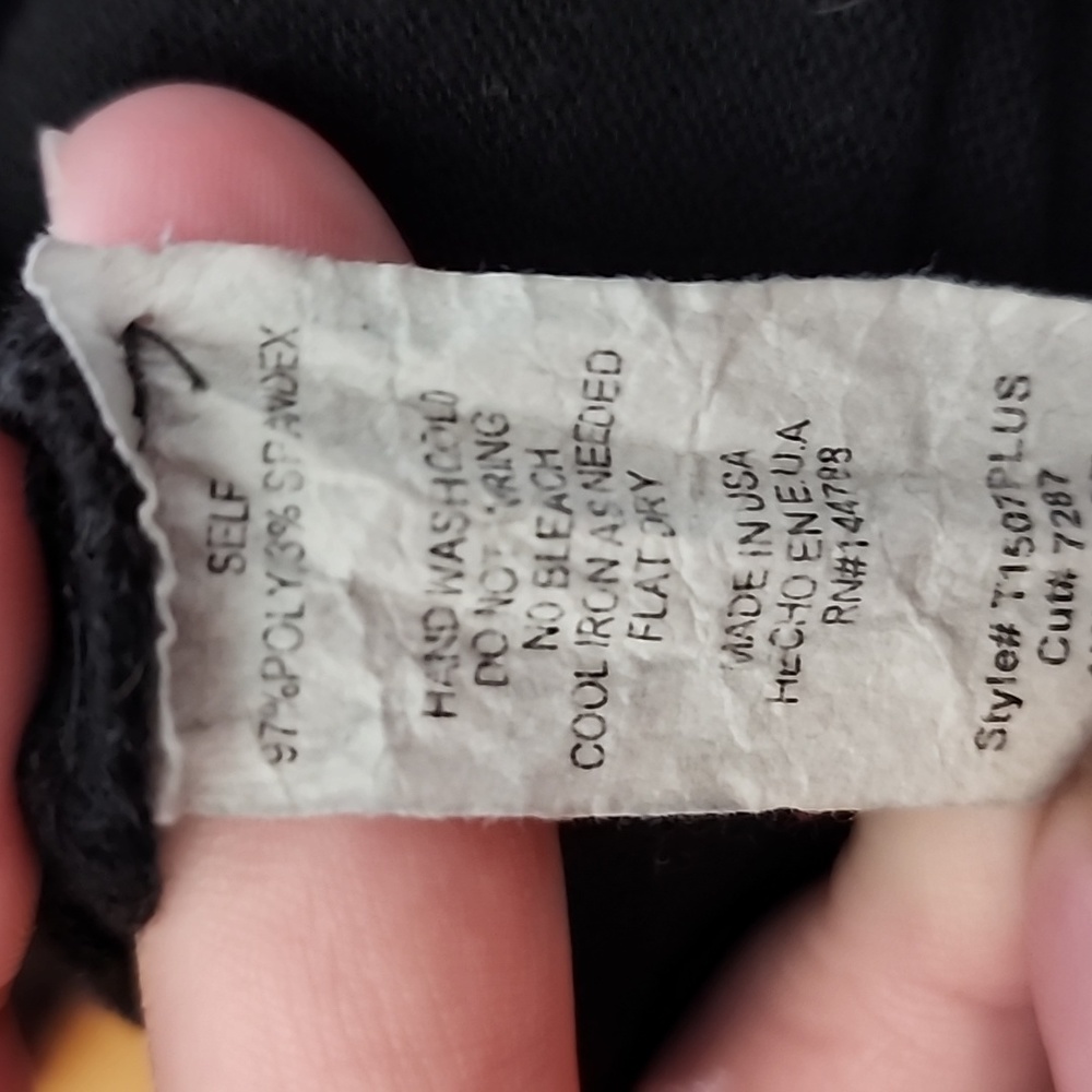 Twenty Second black hoodie with arm cutouts 1X - Picture 11 of 11